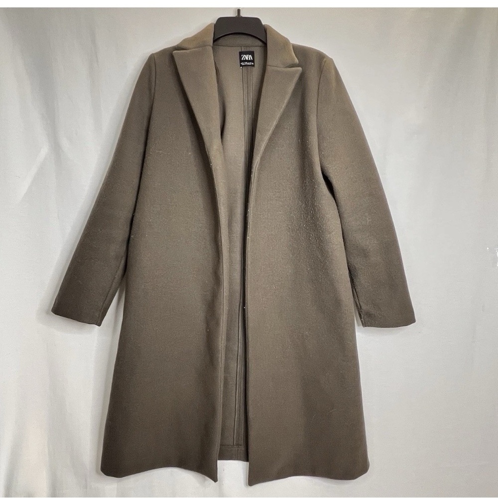 Zara Tan Trench Coat Size M